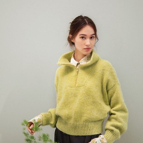 no.3 Gia Zipper Sweater - 2202 Sandnes Garn ITA 🇮🇹