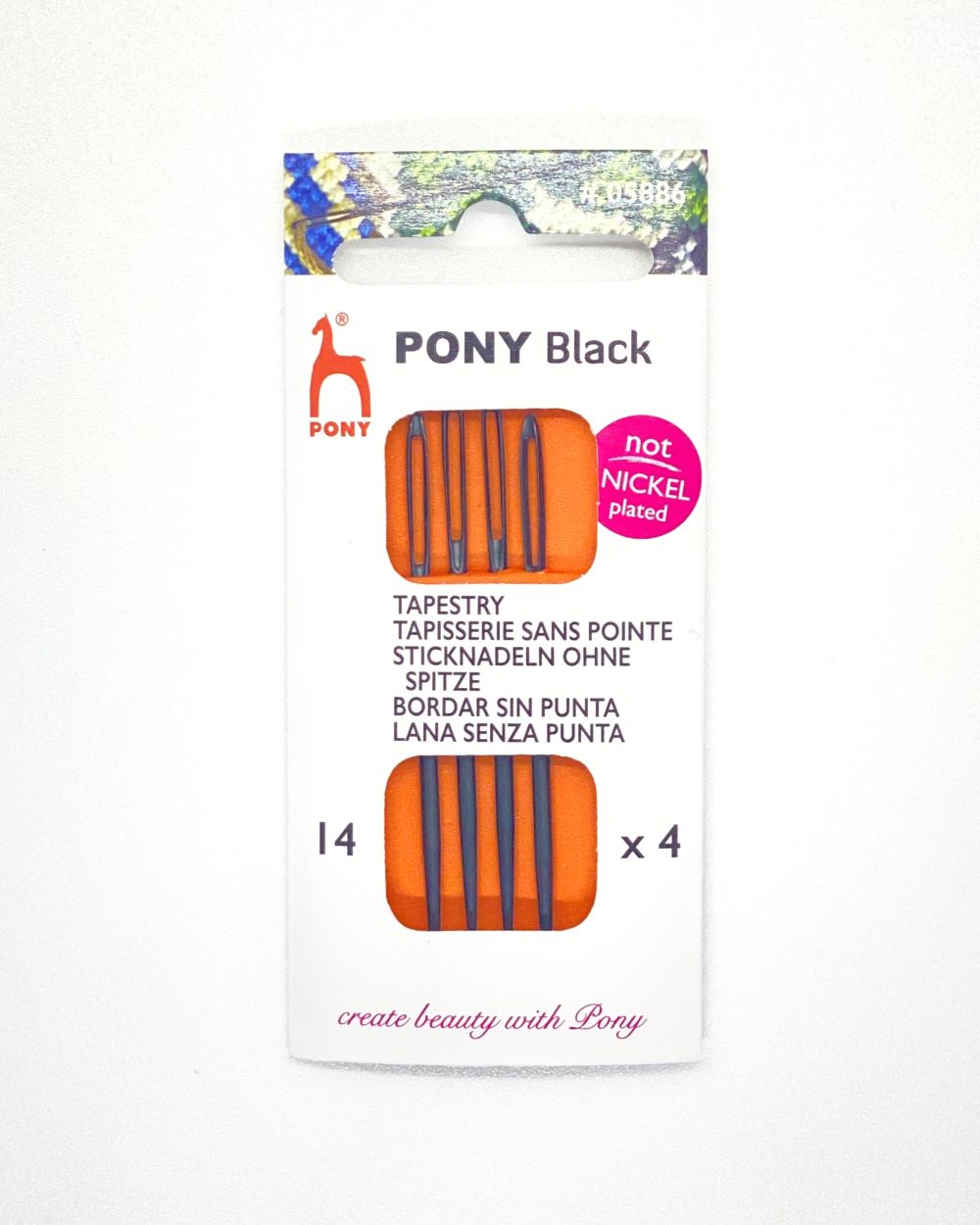4 Aghi da lana senza punta – PONY Black - Strikk It - Yarn shop